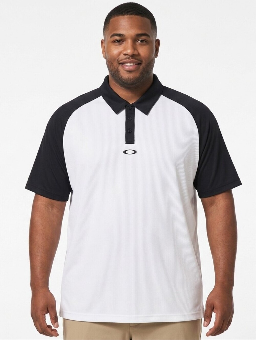 Oakley 2X Black and White Polo